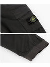 Stretch Cotton Tela Paracadute Cargo Straight Pants Dark Grey - STONE ISLAND - BALAAN 7