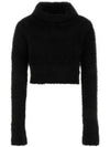 Jumper Long Sleeve Turtleneck Black - SAINT LAURENT - BALAAN 2