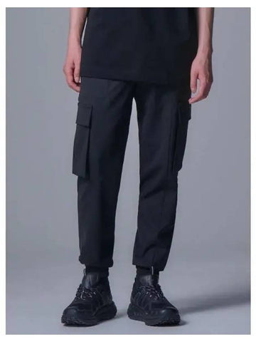 Wool blended cargo jogger pants black domestic product GM0024051433239 - JUUN.J - BALAAN 1