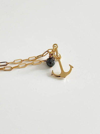 Anchor Necklace Gold - ELYONA - BALAAN 2