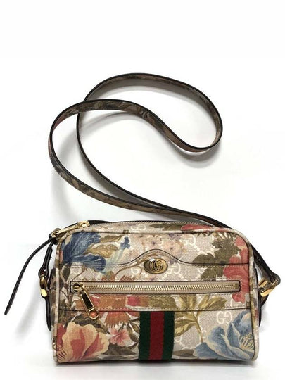 Ophidia GG Flora Mini Canvas Cross Bag - GUCCI - BALAAN 2