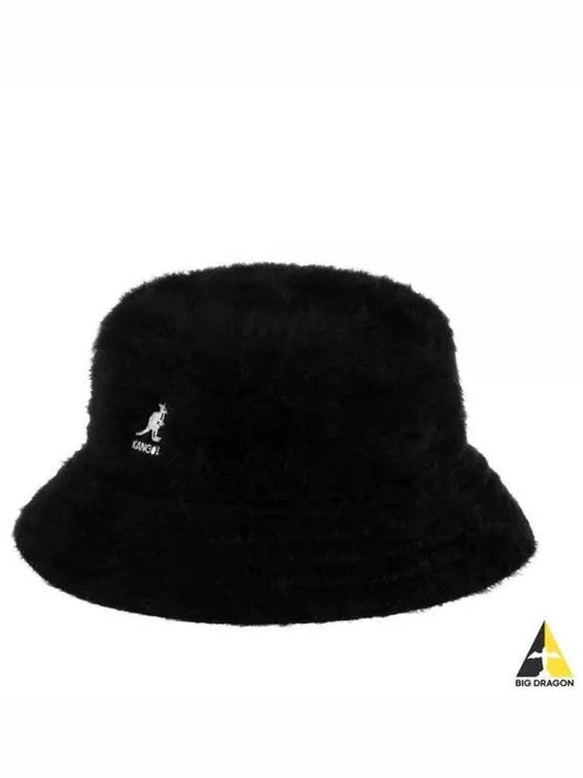 Angora blend bucket hat black ivory K3477 - KANGOL - BALAAN 1