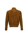 Men's Suede Jacket Brown - SALVATORE SANTORO - BALAAN 3