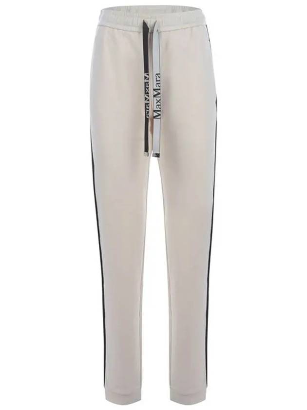 Allnati fleece pants WHITE ORNATI - MAX MARA - BALAAN 1
