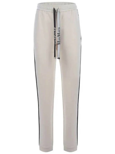 Allnati fleece pants WHITE ORNATI - MAX MARA - BALAAN 1