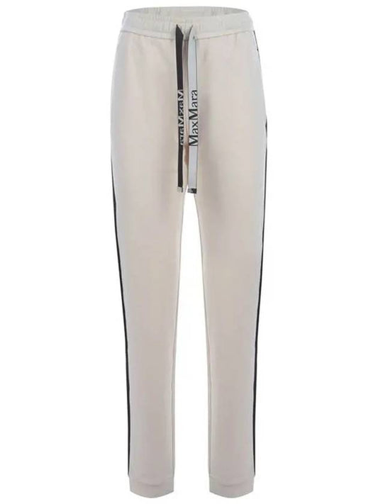 Allnati fleece pants WHITE ORNATI - MAX MARA - BALAAN 1