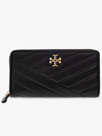 Tory Burch Quilted Wallet, Women's, Black - TORY BURCH - BALAAN 1