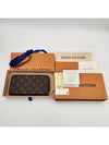 Monogram Canvas Zippy Long Wallet Brown Red - LOUIS VUITTON - BALAAN 10