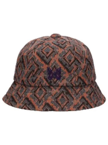 Jacquard Bermuda bucket hat orange OT053ORANGE - NEEDLES - BALAAN 1