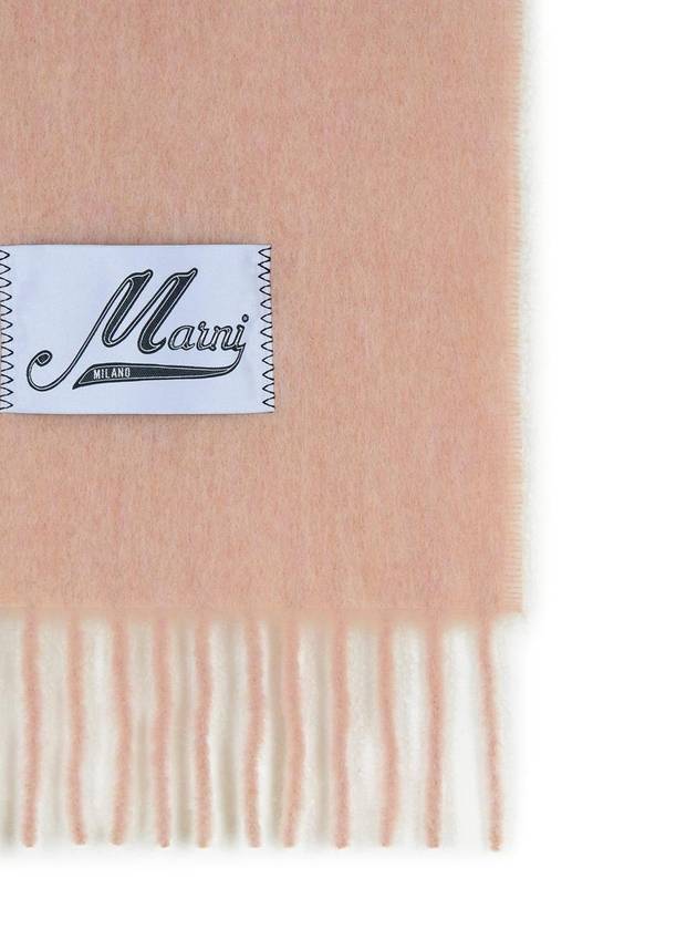 Brushed Rose Muffler Beige - MARNI - BALAAN 4