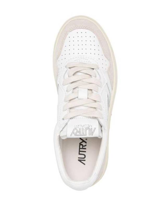 Medalist Goatskin Low Top Sneakers White - AUTRY - BALAAN 5