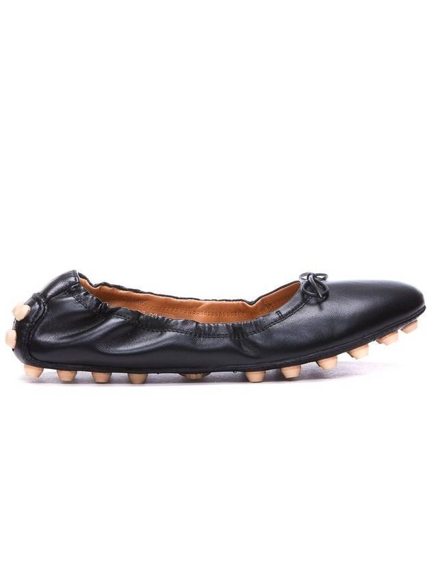 Bubble Leather Ballerina Black - TOD'S - BALAAN 1