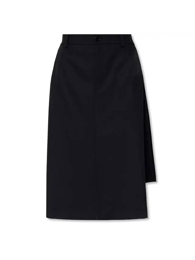 overlap long H-line skirt black - BALENCIAGA - BALAAN 1