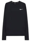 Women's Dri Fit Pacer Crew Long Sleeve T-Shirt Black - NIKE - BALAAN 1