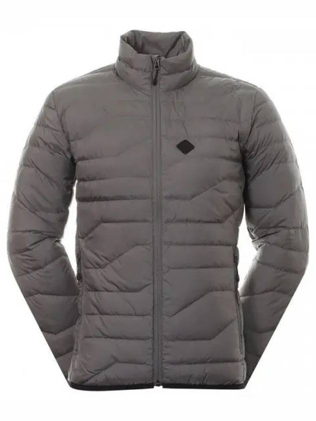 Men's Logo Cliff Light Down Jacket Gray - J.LINDEBERG - BALAAN 1