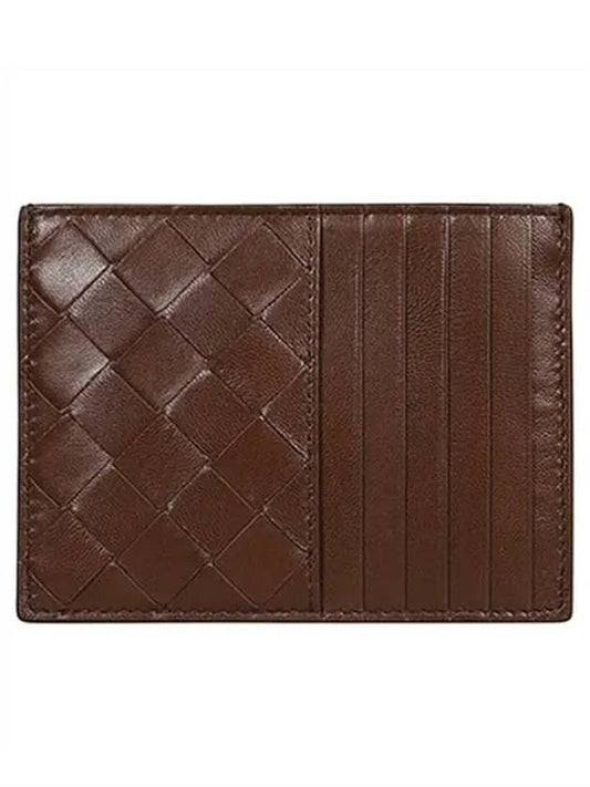 Intrecciato Card Wallet Brownie - BOTTEGA VENETA - BALAAN 2