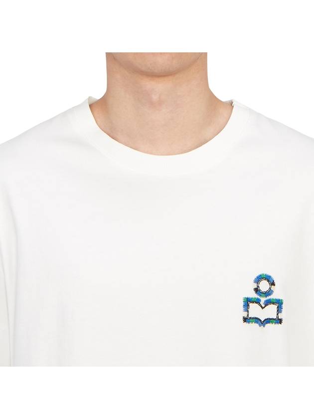 Hugo Embroidery Logo Short Sleeve T-Shirt White - ISABEL MARANT - BALAAN 6