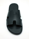 Izmir Sandal Calfskin & Noir - HERMES - BALAAN 5