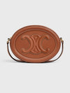 Oval Purse Smooth Calfskin Cross Bag Brown - CELINE - BALAAN 2