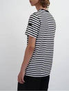 Archivio logo patch striped t shirt 8C00037 899ZF P90 - MONCLER - BALAAN 3