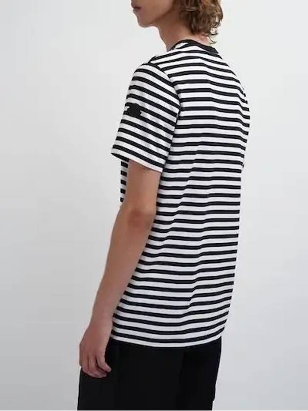 Archivio logo patch striped t shirt 8C00037 899ZF P90 - MONCLER - BALAAN 3