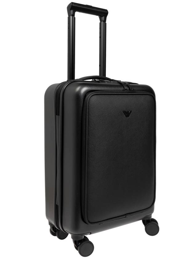 Emporio Armani Suitcase On Wheels, Men's, Black - EMPORIO ARMANI - BALAAN 4