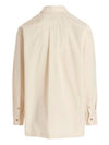 Men's Boke Flower Crest Oversized Long Sleeve Shirt Ivory - KENZO - BALAAN 3