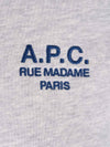 Skye Logo Sweatshirt Grey - A.P.C. - BALAAN 4