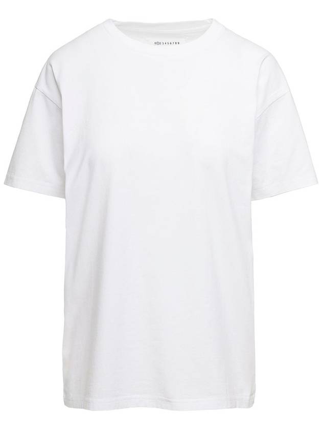 Logo Cotton Jersey Short Sleeve T-Shirt White - MAISON MARGIELA - BALAAN 2