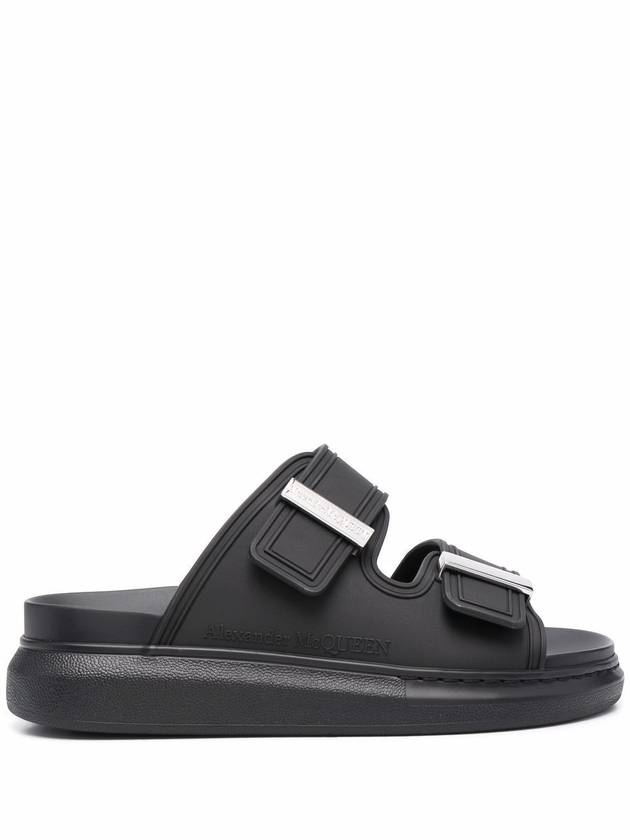 Hybrid Rubber Slippers Black - ALEXANDER MCQUEEN - BALAAN 2