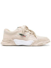 Parker OG Sole Leather Low Top Sneakers Beige - MAISON MIHARA YASUHIRO - BALAAN 2