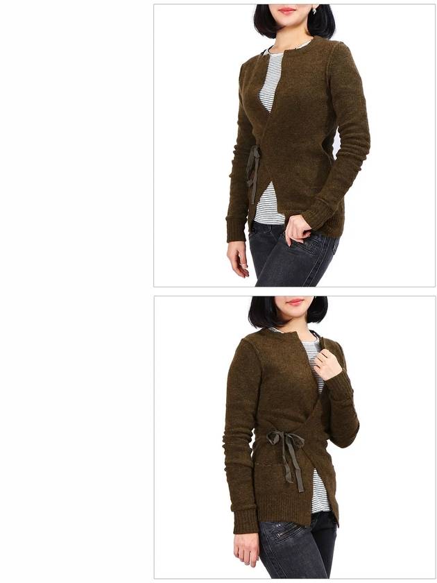 Pila Cardigan Khaki - ISABEL MARANT - BALAAN 4