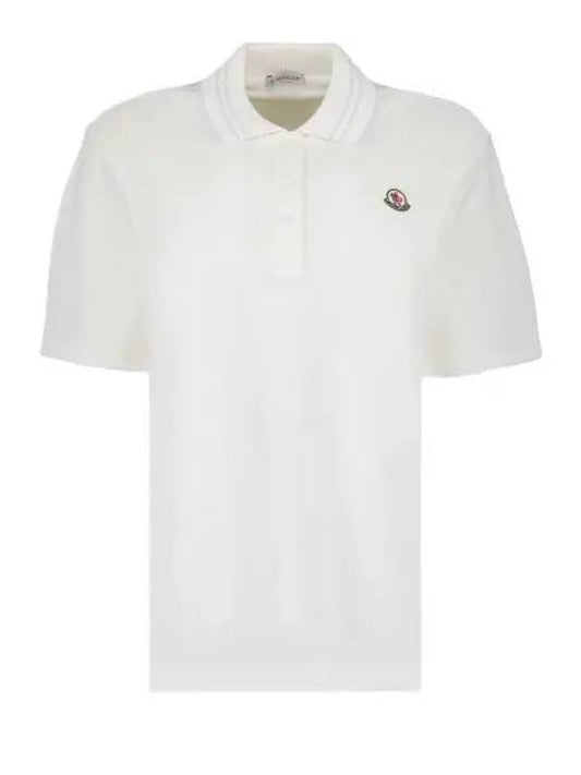 Logo Patch PK Shirt White - MONCLER - BALAAN 2