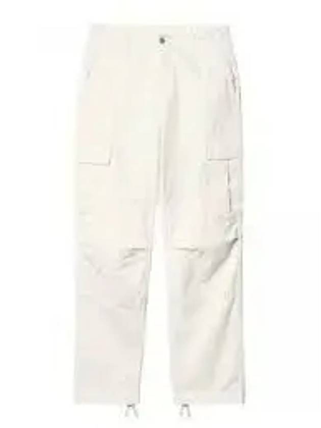 Moraga Twill Regular Cargo Straight Pants White - CARHARTT WIP - BALAAN 2