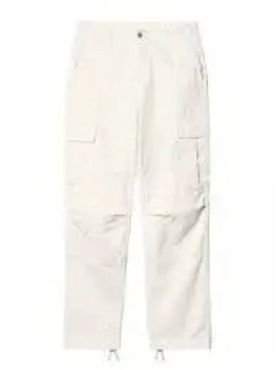 Moraga Twill Regular Cargo Straight Pants White - CARHARTT WIP - BALAAN 2