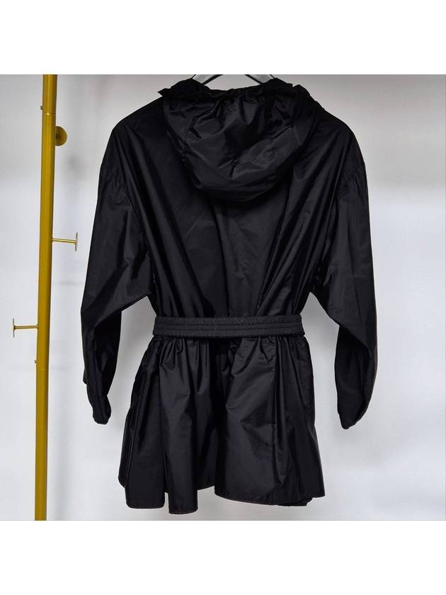 Tbilisi Women s Windbreaker Hooded Jacket Black Size 2 - MONCLER - BALAAN 4