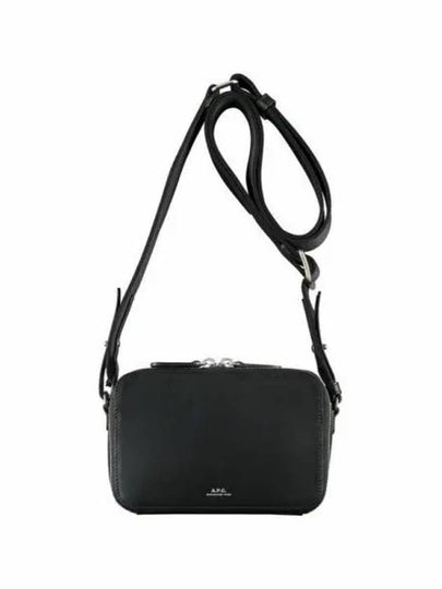 Calfskin Soho Camera Cross Bag Black - A.P.C. - BALAAN 2