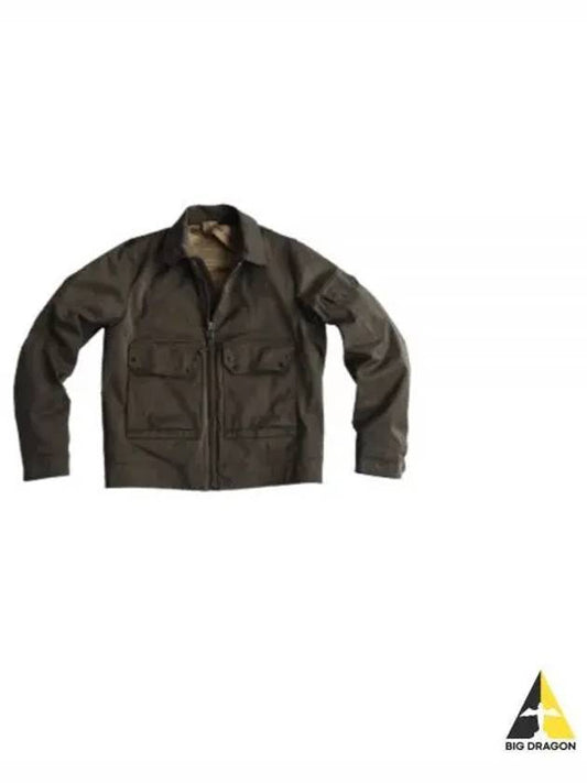 Aviator Flap Pocket Zip-up Jacket Green Lizard - TEN C - BALAAN 2