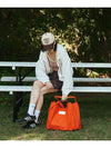 _ TRAVEL ECO SHOULDER BAG ORANGE - THE GREEN LAB - BALAAN 5