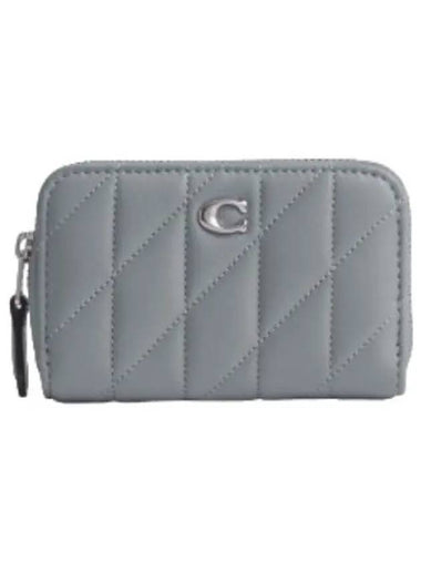 Small Zip Around Card Case Pillow Wallet - COACH - BALAAN 1