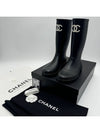 Boots Caoutchouc Black - CHANEL - BALAAN 2