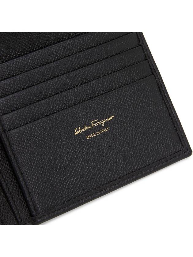 Gancini Logo Wallet Black - SALVATORE FERRAGAMO - BALAAN 7