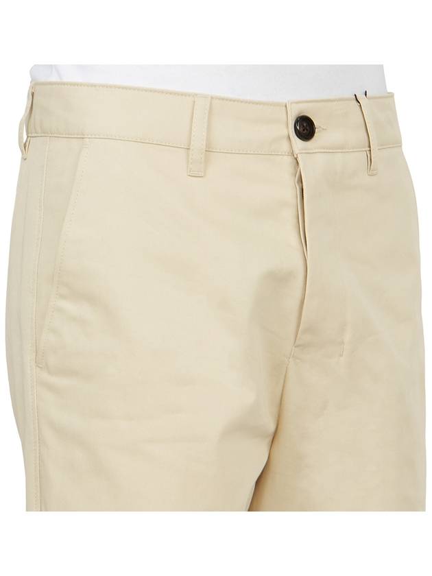 Men's Chino Shorts Vanilla - AMI - BALAAN 10