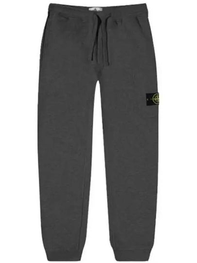 Waffen Patch Cotton Fleece Track Pants Dark Grey - STONE ISLAND - BALAAN 2