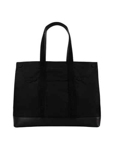 Logo Strap Tote Bag Black - ALEXANDER MCQUEEN - BALAAN 1