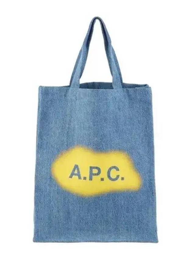 Lou Spray Tote Bag Blue - A.P.C. - BALAAN 2