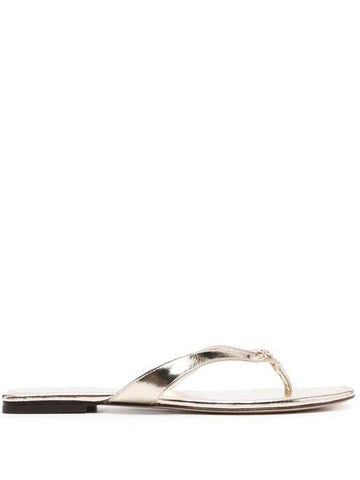 flat leather flip flops - TORY BURCH - BALAAN 1