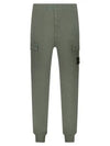 Stretch Cotton Cargo Straight Pants Green - STONE ISLAND - BALAAN 2