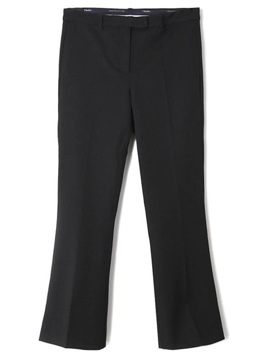 Umanita Cotton Straight Pants Black - MAX MARA - BALAAN 1