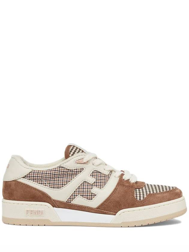 FF Logo Low-Top Sneakers Brown - FENDI - BALAAN 6